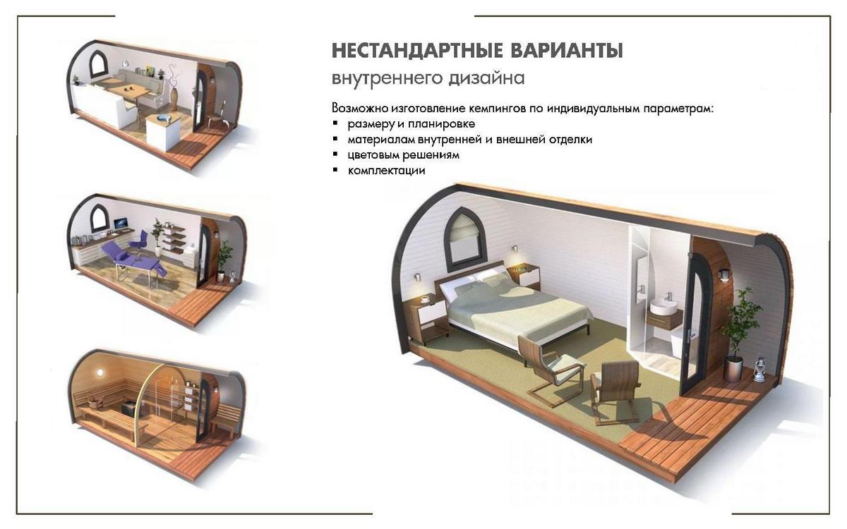 Кемпинг дом «Дуэт+» с боковым входом